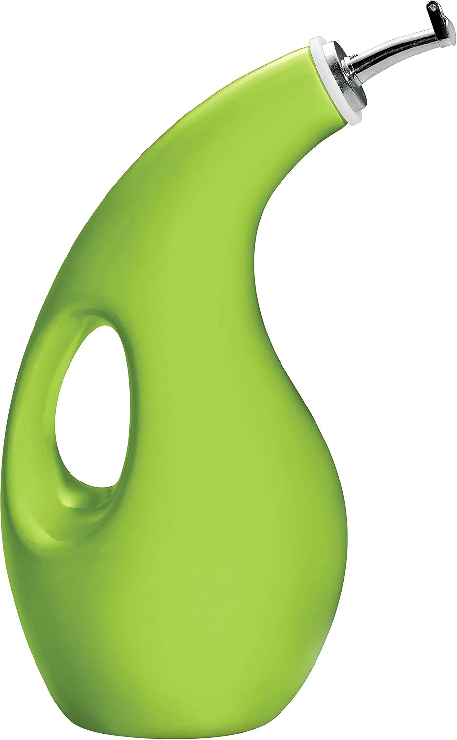 Rachael Ray Ceramics EVOO Oil and Vinegar Dispensing Bottle, 24 Ounce, Turquoise