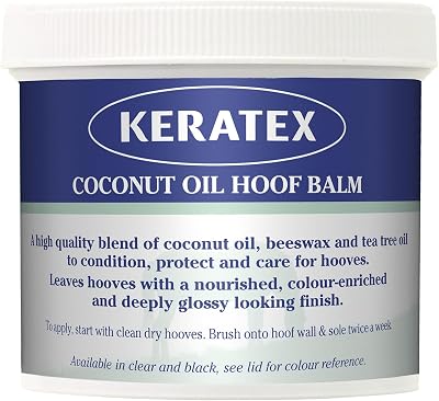 Keratex Coconut Oil Hoof Balm, 400g, Clear Model: KCOHB CL