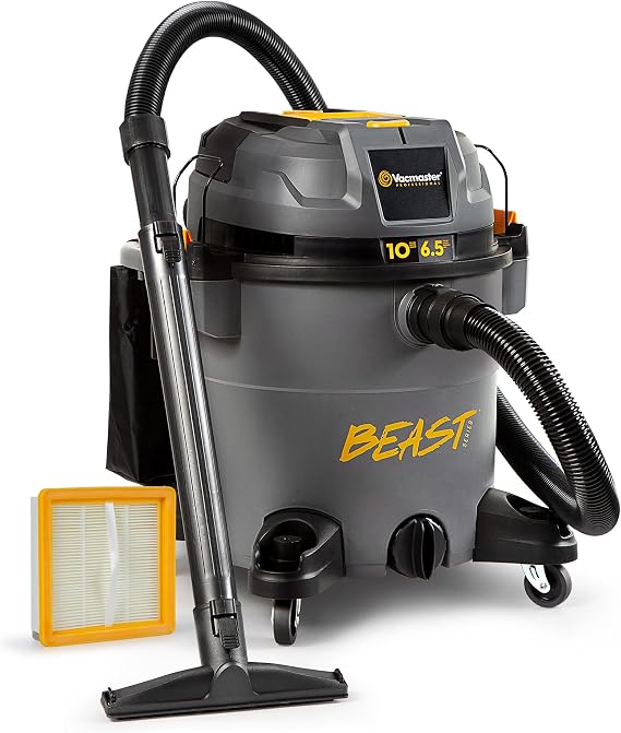Vacmaster Professional Beast VJN1012PF 0201 FLT+10-Gal Wet/Dry Vac Synchro