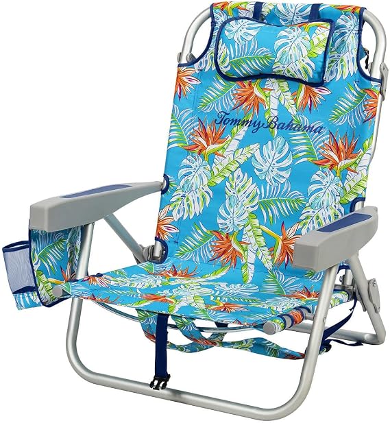 Tommy Bahama 5 Position Beach Chair (Floral)