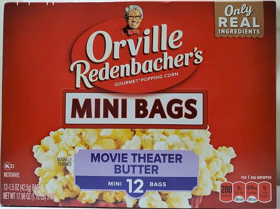Orville Redenbacher's Orville Redenbachers Gourmet Popcorn Movie Theater Butter 12, 35.96 OZ