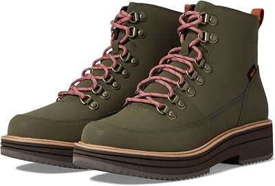 Teva Womens Midform Boot, Dark Olive, 8 M US