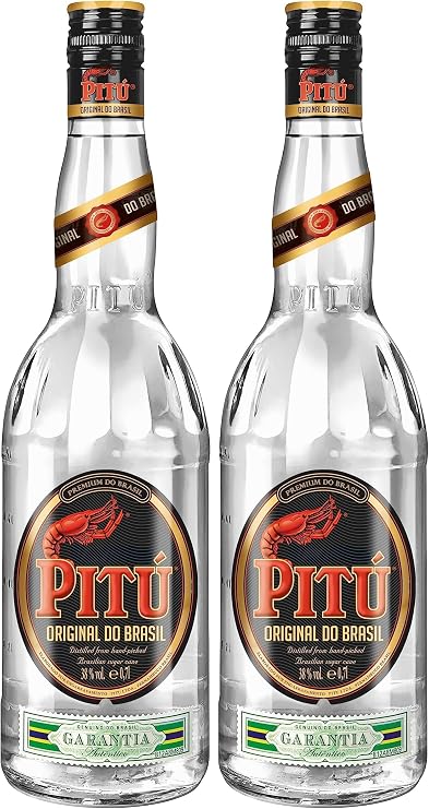 Pitu Cachaca Aguardiente, 70 cl (Pack of 2)