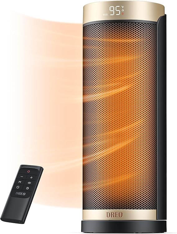 DREO Space Heaters for Indoor Use with Thermostat, 1500W Electric Heaters