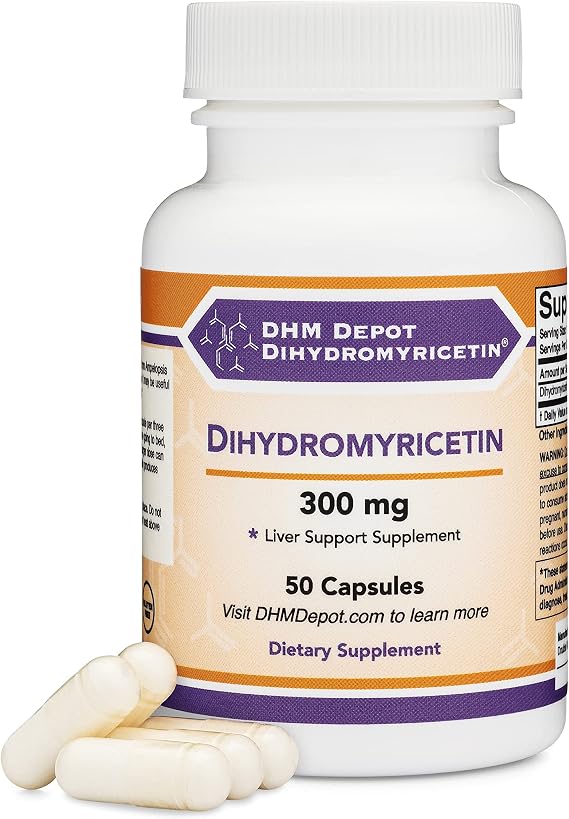 DHM 300mg with Electrolytes, Sleep & Liver Support, 50 Capsules | Supports Restful Sleep After Drinking, Liver Processing, 300mg Tablet, Non-GMO, Third-Party Tested