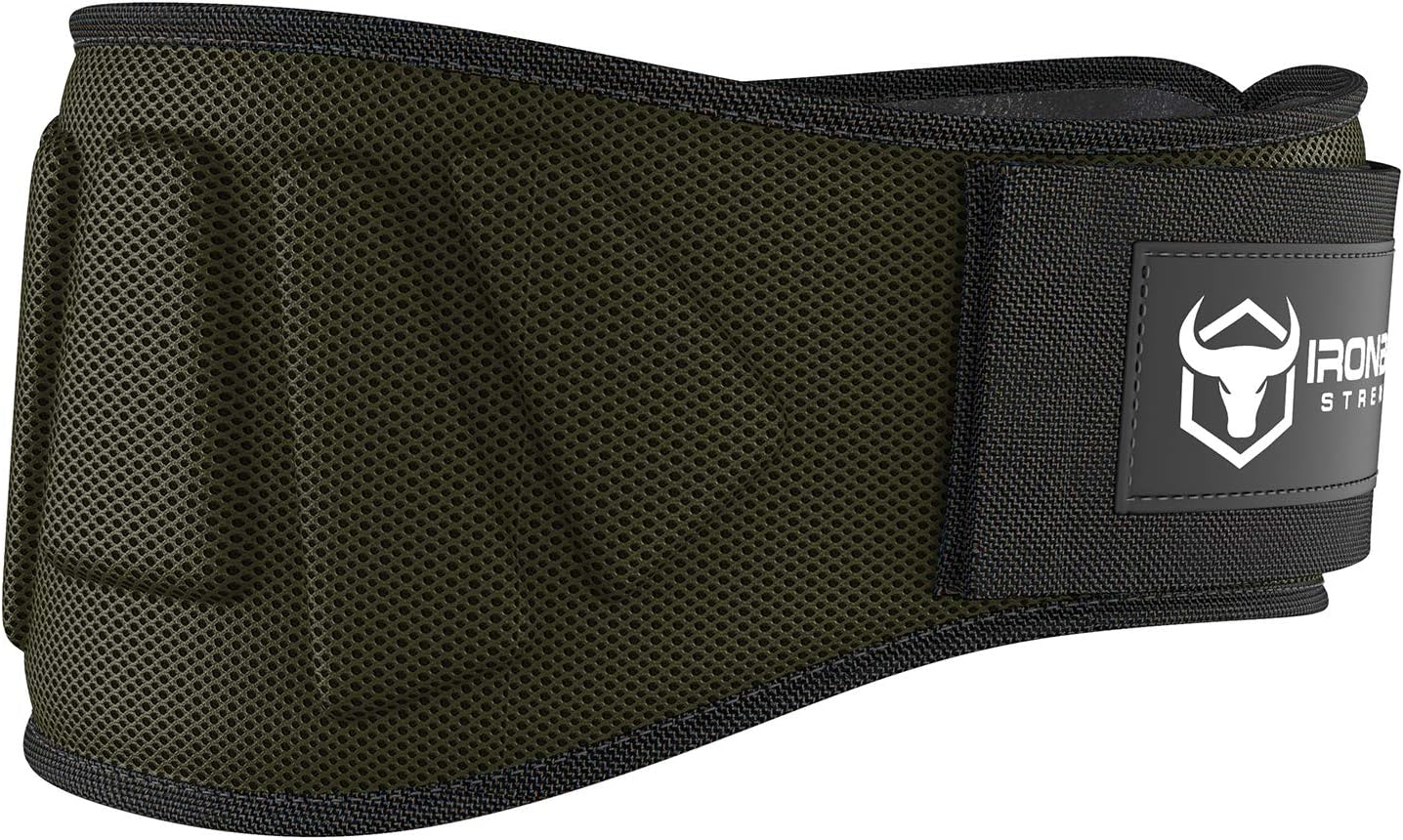 Iron Bull Strength Weightlifting Belt for Men and Women - 6 Inch Auto-Lock Weight Lifting Back Support, Workout Back Support for Lifting, Fitness, Cross Training and Powerlifitng…