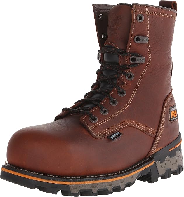 Timberland PRO メンズ 8インチ ブーンドック コンポジットトウ 防水 作業 ハントブーツ US サイズ: 11 カラー: ブラウン