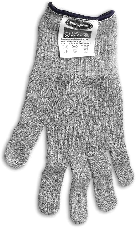 Microplane Cut Resistant Glove Keep Hands Safe in The Kitchen