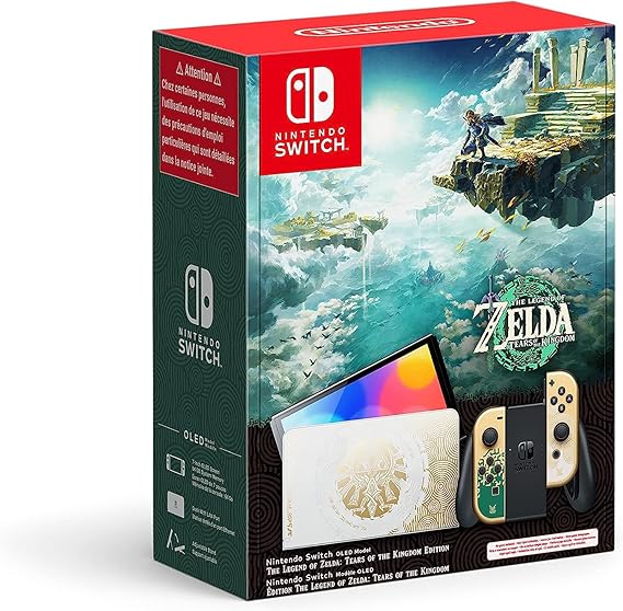 Nintendo Switch OLED Model Konsol Zelda Tears Of The Kingdom Limited Edition