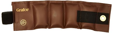 Graham-Field Exercise Weight, 1.5 lbs (0.68 kg), Wrist and Ankle Adjustable Workout Weights, Dark Brown, 1893