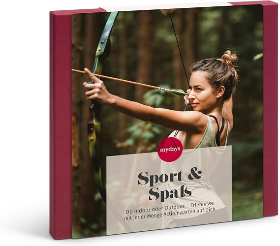 mydays Geschenkbox Sport & Spaß für 1 Person freie Erlebnis-Auswahl an ca. 810 Orten