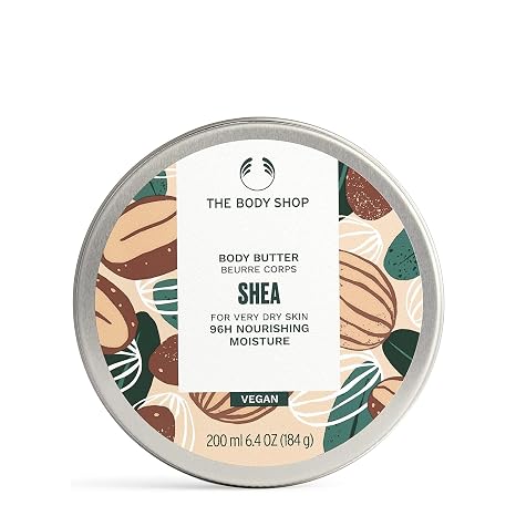 The Body Shop Body Butter | 96Hr Nourishing Moisture, For Dry Skin, 6.4 Oz