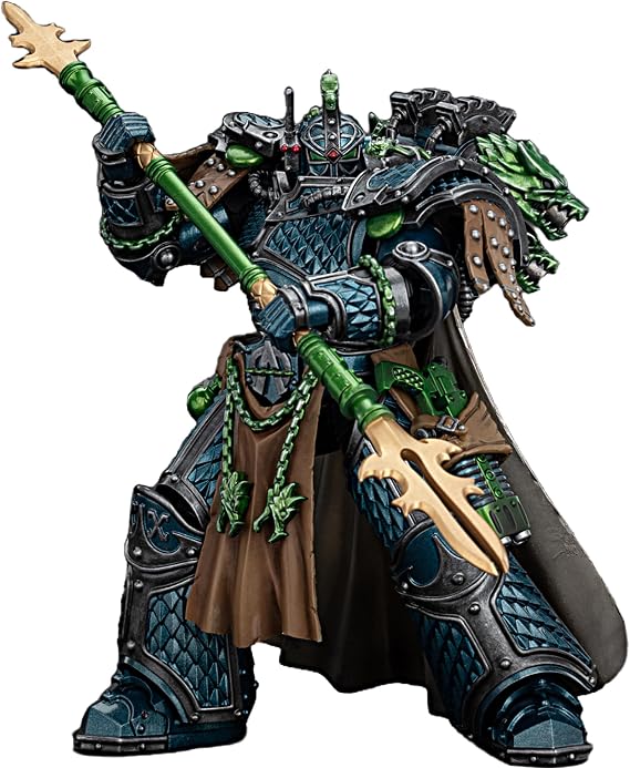 JOYTOY Warhammer 40k Alpha 1/18 Action Figure Alpha Legion Alpharius Primarch of The XXth Legion Collectible Gifts,Toys for Kids 15+ and Adults 7.48-inch