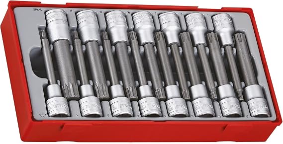 Teng Tools - 15 Piece 1/2 inch Drive Ribe and Spline Socket Set - TTRS15