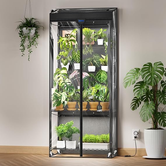 Barrina LH750 Pegboard Indoor Greenhouse with Grow Light, 90W Full Spectrum