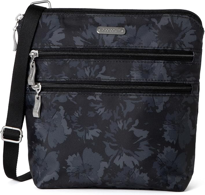 Baggallini Women's Essential Crossbody Bag Essential Crossbody Bag for Women - Built-in RFID Card Holder - Cross Body Purse with Quick-access Phone Pocket