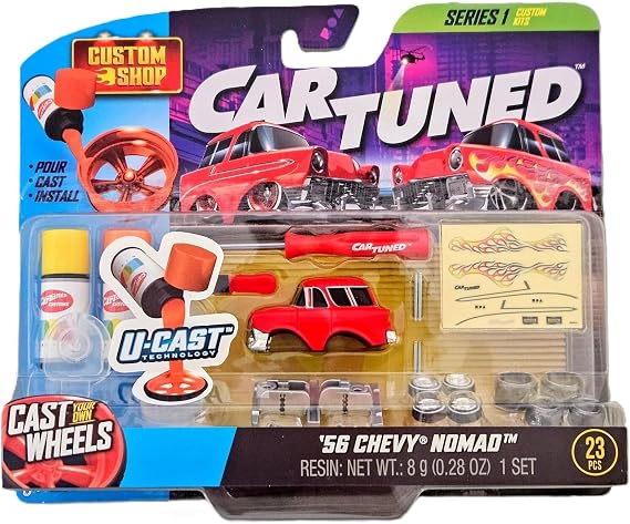 Custom Model Kit Compatible with Compatible with CarTuned 1:64 Custom Shop Castworks '87 Chevy Nomad Limited Edition Diecast Car 531340