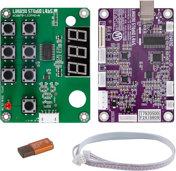 LIHUIYU CO2 Laser Controller Suit M2 Nano Mainboard + Control Panel +Cable + Dongle B System for Engraver Cutter DIY 3020 3040 K40