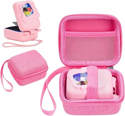 YouKnow Travel Case and Silicone Cover for Bitzee Disney Interactive Toy Digital Pet and Accessories Protective Case Pink