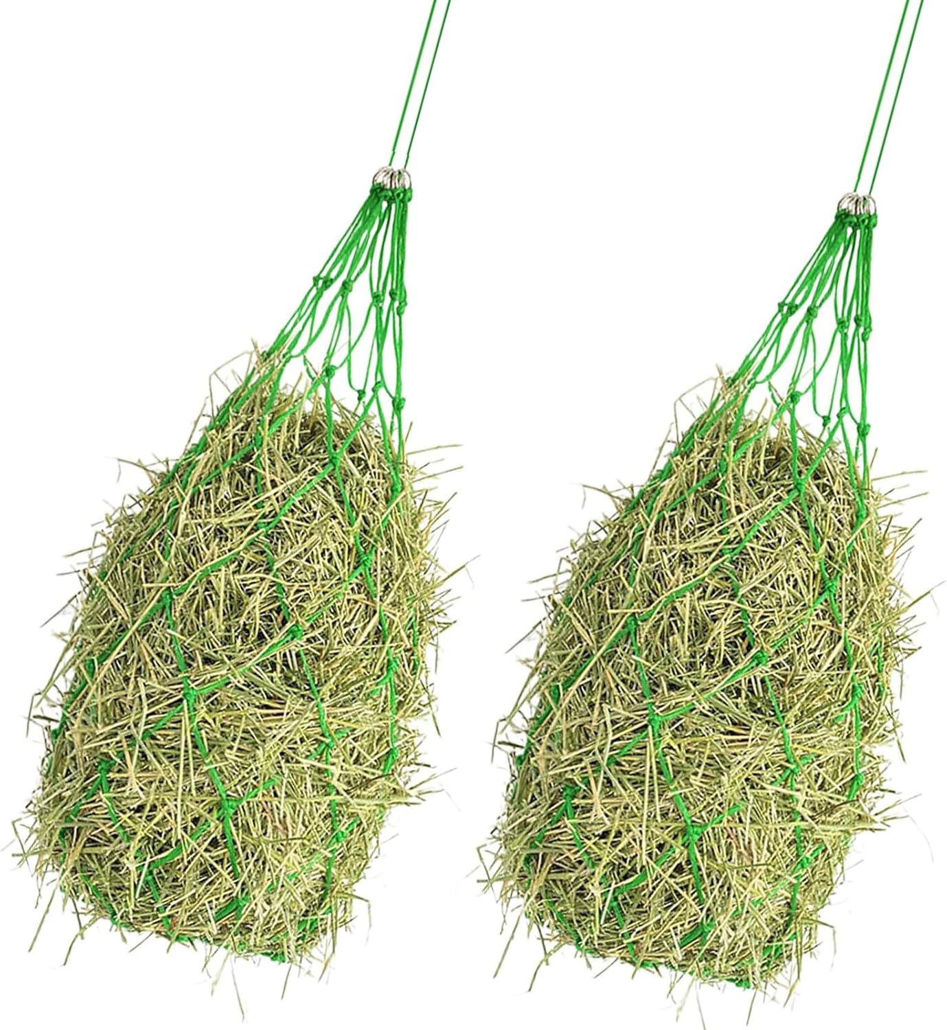 YWLUUOO Large 40Inch Slow Feed Straw Bags For Horses Metal Design Promotes Digestion Exhibition Grade Horse Feeding Net