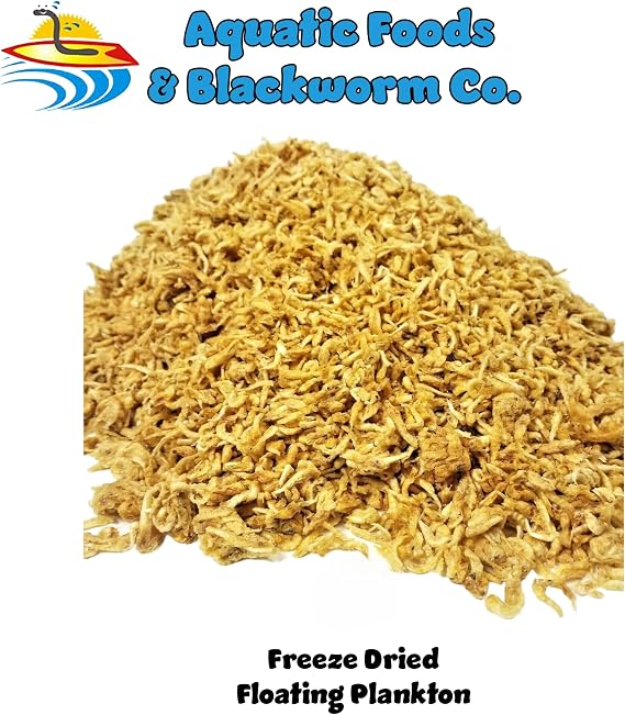 Plankton, Freeze Dried Pacific Plankton for All Marine Fish, Corals, Anemones, All Tropical Fish, Cichlids, Discus, Tetras, Goldfish, Koi & Pond Fish... 7oz Bag