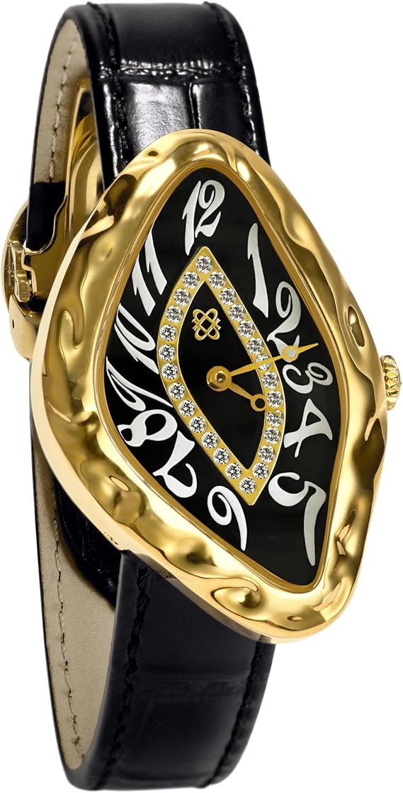 PASCAL Paradoxe Diamond Watch with 0.30ct Lab-Grown Diamonds (Black)