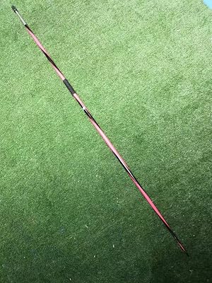 Competition&Training 600grams 60 Meter Rubber tip Javelin Stick - Track and Field Throwing Equipment 600g 60M Javelin Throw red with Black Spiral Design Spear