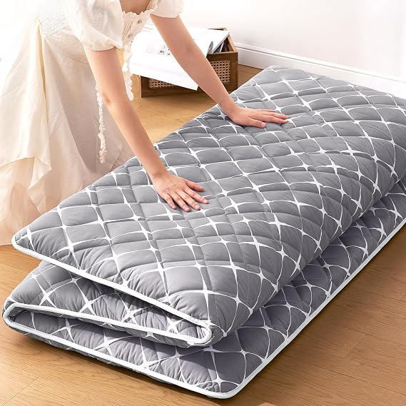 jzbearapt Premium Foam Japanese Floor Mattress Futon Mattress,100% High Density Comfortable Foam, Thicken Tatami Mat Sleeping Pad, Ideal for Comfort and Support, Twin (80" X 39")