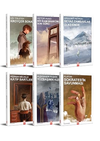 World Classics Book Set, 6 Books, Tolstoy, Hugo, Petrov, Melville, Pushkin, Plato