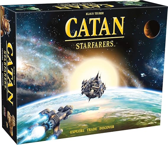 CATAN Starfarers Board Game - Compete for Galactic Council Ambassadorship! Strategy Game, Family Game for Kids and Adults, Ages 14+, 3-4 Players, 120 Minute Playtime, Made by CATAN Studio