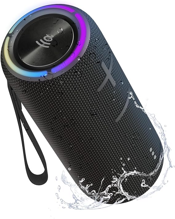 TAZATA Bluetooth Speakers, 30W Stereo HD Sound, Poratble Speaker for Bike | IPX7 Waterproof, Big Audio, Bass, TWS Pairing, 8H, AUX, Blue tooth bocinas, Wireless Speaker for Home, Outdoor, Travel