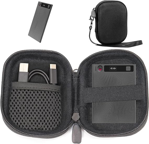 Alltravel Case for AI Voice Recorder Compatible with Mobvoi TicNote AI Voice Recorder 64GB Memory Note Recorder w/Case
