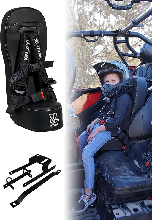 UTVMA Bump Seat Compatible with All Polaris RZR Pro Models (2020+) | Pro, Pro XP, Pro S, Turbo R, Pro R | Includes Harness & Mount | Add Extra Rider Safely