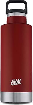 Esbit IB750SC-BR Isolierflasche Sculptor Standard Mouth, Edelstahl Insulated Bottle, 18/8 stainless steel
