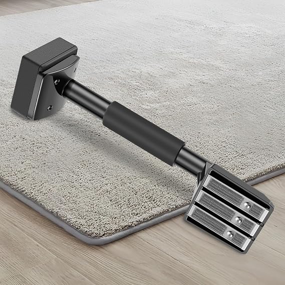 Carpet Stretcher, Zero Wrinkles Carpet Stretcher Knee Kicker, Universal Adjustable Carpets Fitting Tools Fit with Tilting Teeth, Comfortably Padded Kicker and Gripper for Domestic and Professio