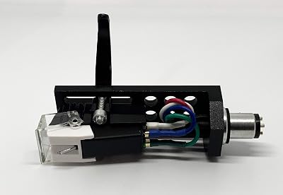 Cartridge and Stylus,Conical needle and Black Headshell with mounting bolts for Technics SLD3,SLD303,SLD33,SLD3K,SLD5,SLQ2,SLB303,SLH302,SL1000,SL1100,SL120