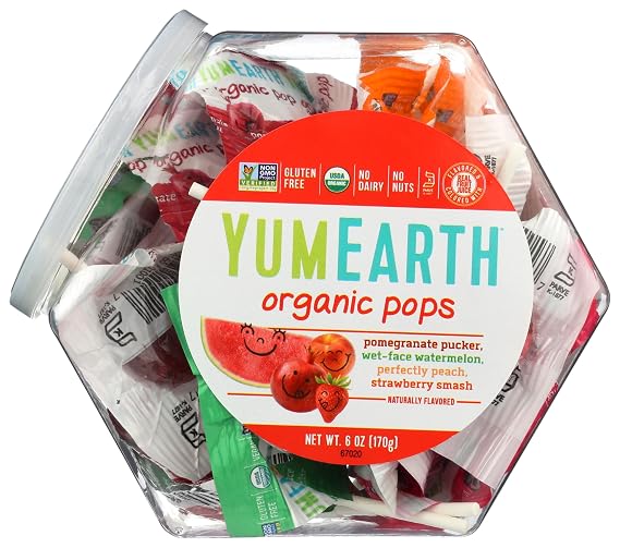 Yumearth, Lollipops Assorted Organic, 6 Ounce