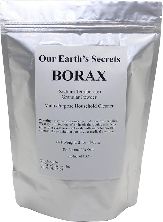 Our Earth's Secrets - Borax Powder - Multi-Purpose Household Cleaner 2 lb. Bag