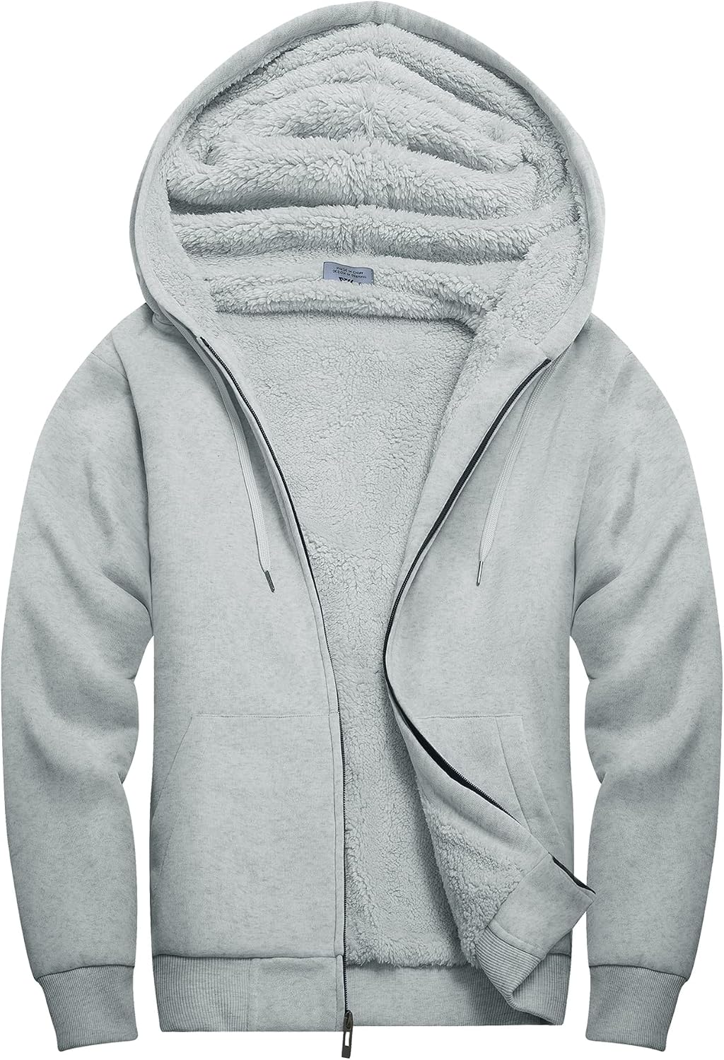 igeekwell Winter Jacket Mens Hoodie Zip Hooded Jacket Sweat Jacket for Men Comfortable Sweatshirt with Comfortable and Warm Color Block Star Clear Sky