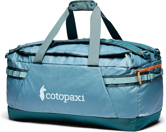 Cotopaxi Allpa 100L Getaway Duffel, Blue Spruce and Abyss