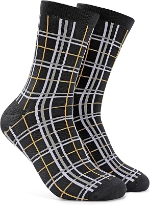 Mens Dress Socks Combed Cotton Anti Odor Quick Dry Moisture Wikcing Size 8-13 Crew Lenth