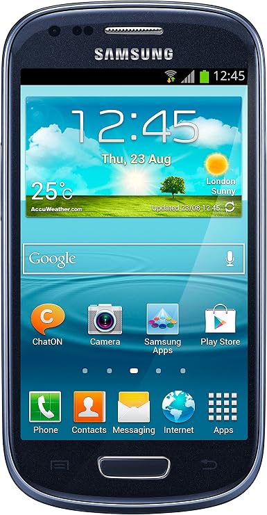 Samsung Galaxy S3 Mini GT-i8190 factory Unlocked International Verison - BLUE